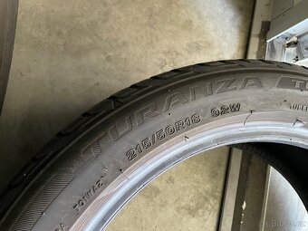 prodám letní pneumatiky 215/50/18 Bridgestone celá sada - 4