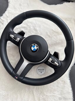 Predám BMW volant Mpacket F10/F01 s pádlami - 4