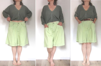 Vintage 90s volné dámské kraťasy - 4