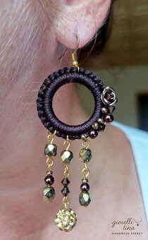 Náušnice Čokoládové zlato - 4