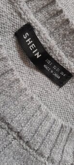 Shein copánkové svetrové mini šaty - 4