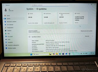 NTB Asus ZenBook 13,3”FHD-IPS/i5-8265/8GB/256GB SSD/Nová Bat - 4