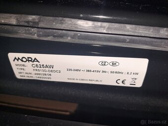 Sporák MORA C625AW s prodlouženou zárukou - 4