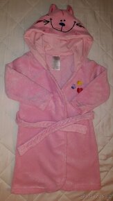 Mikinové šaty a župan vel. 110 - 116 - 4