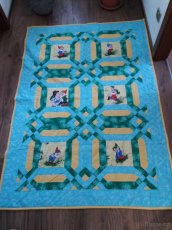 Dětská patchwork deka 120 x 175 cm - 4