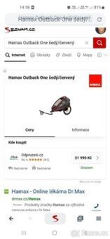 HAMAX OUTBACK ONE cyklovozík - 4