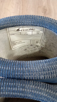 Zateplené holinky zn. Viking, vel. 24 (délka stélky 16,5 cm) - 4
