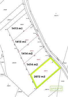 Prodej stavebního pozemku, 2072 m2, Úhlejov, okres Jičín - 4