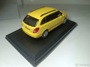 Abrex model 1/43 Škoda Fabia II Combi (2007) - žlutá Sprint - 4