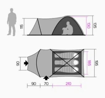 Stan pro 3 osoby Hannah - 4