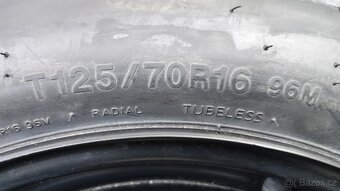 DOJEZDOVÉ KOLO, REZERVA VW,ŠKODA,SEAT,AUDI 125/70 R16+HEVER - 4