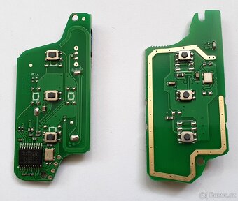 Klíč Peugeot Citroen 433MHz ID46.  Citroen C2 C3 C4 C5 C6. - 4