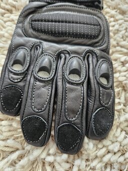 Motorkářské rukavice kožené - 4