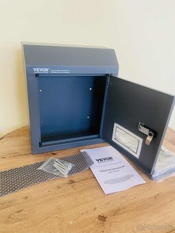 Poštovní schránka s číselným zámkem s instalací skrz dveře - 4