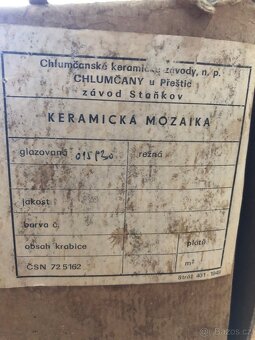 Retro keramická mozaika dlažba NOVÁ - 4