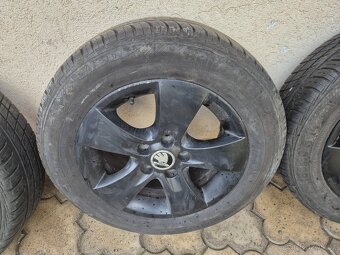 ALU kola 5x100 R14 pneu Barum 185/60 R14 Škoda fabia - 4
