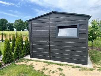 Plechová garážová zahradní bouda 2,5x2,5 - 4