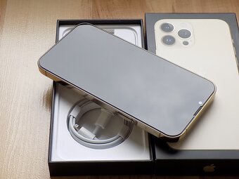 APPLE iPhone 13 Pro MAX 128GB Gold - ZÁRUKA - TOP STAV - 4