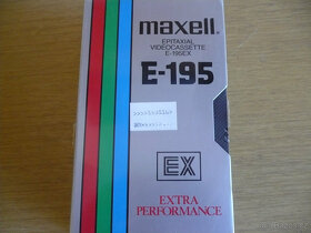 Prodám nové VHS kazety Maxell E 195. - 4