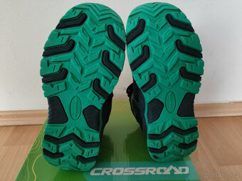 dětské softshellové boty Crossroad vel. 34 modro-zelené - 4
