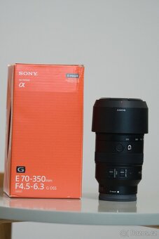 Sony E 70–350 mm f/4.5–6.3 G OSS – perfektní stav, záruka - 4