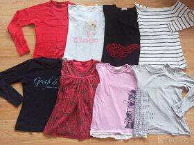 Trika dlouhý rukáv dívčí od vel.116-152 - 4