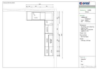 Expoziční kuchyňská linka Oresi Magiq/woodPoint - 4