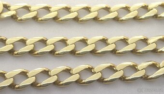 Zlatý masivní pánský náramek 14K ( 585 punc) 9,75 gramů - 4