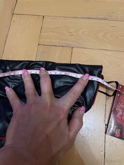 Červeno-černý kabátek na mini pejska NOVÝ - 4