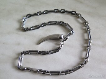 Pánský náhrdelník - přívěsek "STORM" + řetízek - ocel - 4