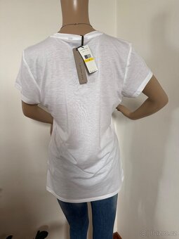 Bílé tričko Calvin Klein Jeans vel. M - 4