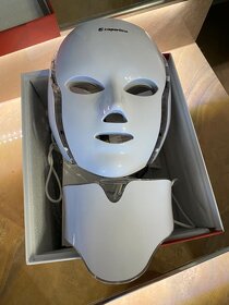 Ošetřující LED maska na obličej a krk inSPORTline Hilmana - 4