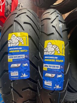 Sada pneu 120/70zr17 a 180/55zr17 Michelin Road 6 GT - 4