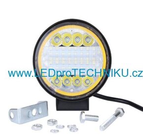 Nové LED světlo (reflektor) kulaté 72W - 4