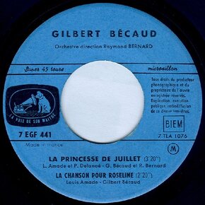 Gilbert Bécaud – La Marche De Babette (EP) - 4