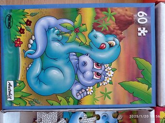 Dětské puzzle od tří let.Cena za všechny tři. - 4