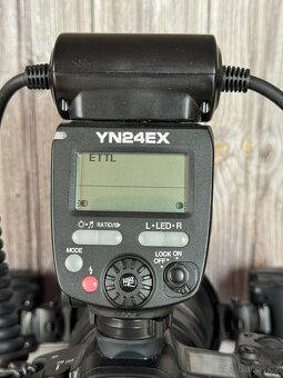 Macro blesk YONGNUO Ring flash YN-24EX eTTL Canon - 4