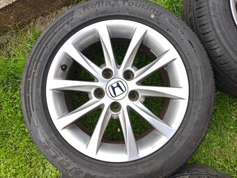 ALU sada Honda R16 5x114,3 205/55 zánovní pneu - 4