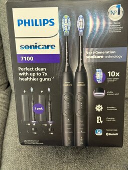 Prodám zubní kartáček Philips Sonicare 7100 HX7421/01 černý - 4