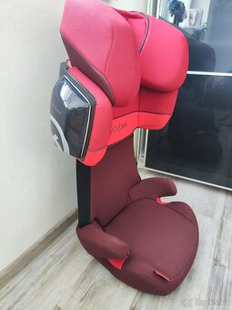 Prodám autosedačku CYBEX Solution X2-FIX 2017, Rumba Red - 4
