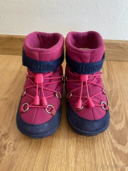 Zimní barefoot boty Affenzahn snowboot econyl snowy flamingo - 4