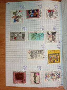 Německé poštovní známky 1972-1984 zošit - 4
