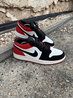 Jordan 1 Low Black Toe - 4