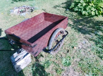 Historický vozík za jízdní kolo-(Assmann) - 4