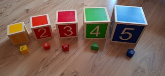 Dřevěné naučné kostky - 4