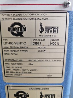 Quantum Q7 400 VENT C ohřívač vody plynový - 4