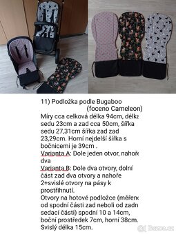 Podložka do kočárku, 2.část, nové - 4
