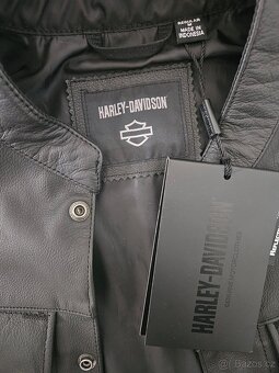Nová kožená vesta Harley Davidson vel. M - 4