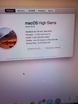 MacBook Air 13.3” – Mid 2011 + NOVÁ nabíječka - 4