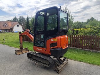 Minibagr Kubota KX016-4, rok 2017, 1550mth, roztah. pásy TOP - 4
